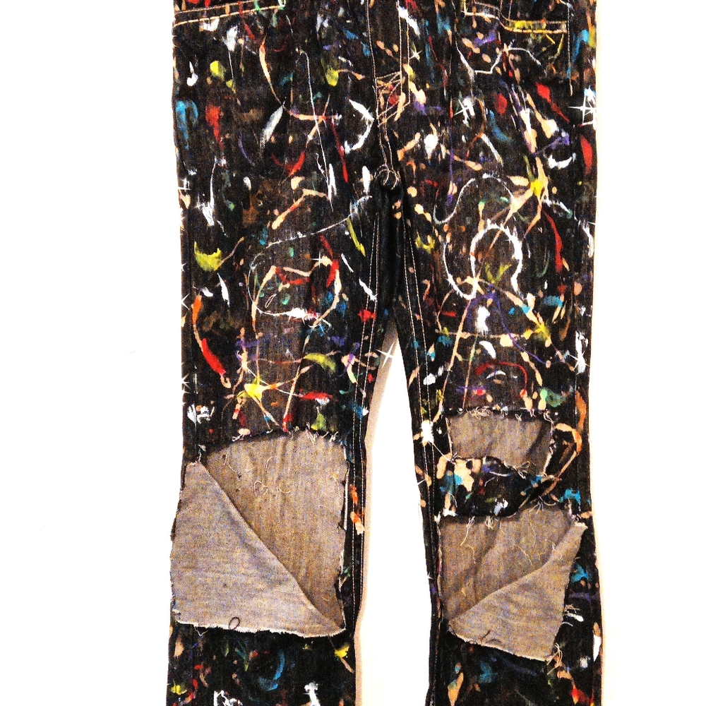 Reworked Splatter Denim